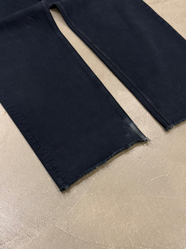 A/W2023 Maison Margiela raw hem wide leg jeans