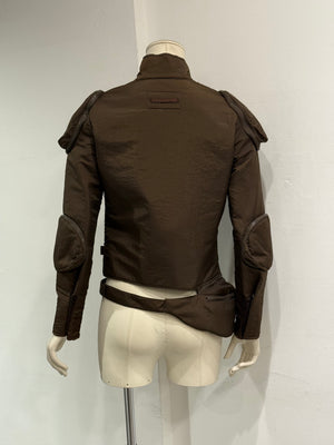 2000s Jean Paul Gaultier multi-pocket cargo modular biker jacket