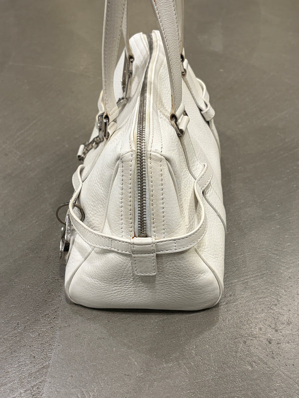 2000S Christian Dior by John Galliano leather bag with charms
