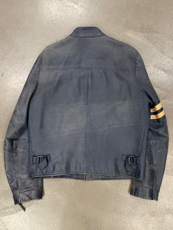 2000s Dolce & Gabbana biker leather jacket