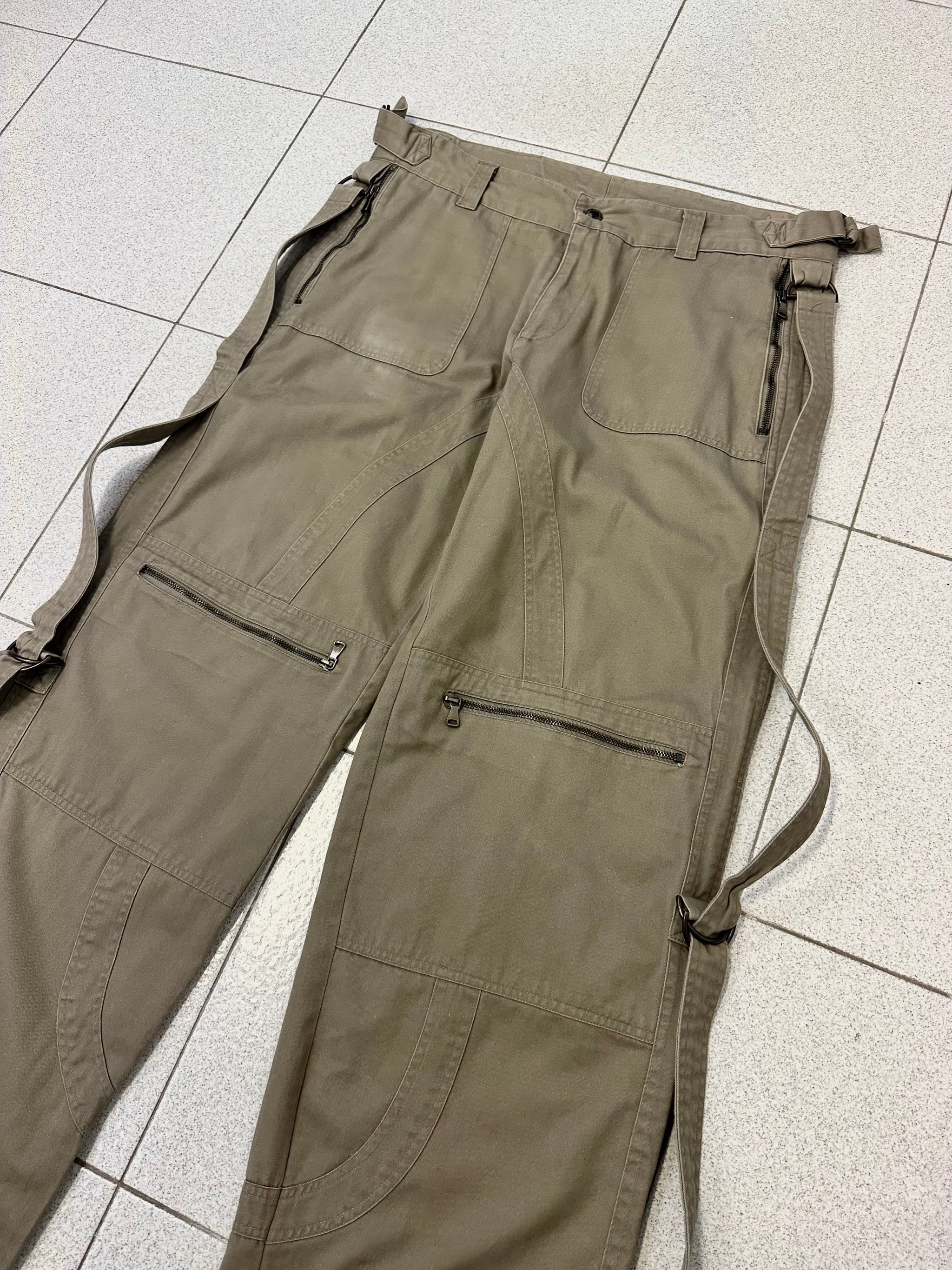 AW2003 Dolce & Gabbana runway sample bondage cargo pants