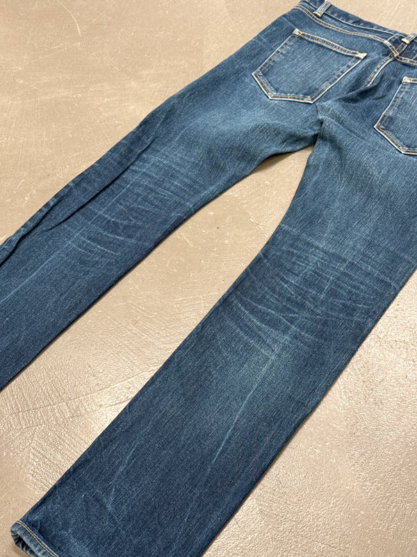 2013 Saint Laurent by Hedi Slimane mid-wash denim pants