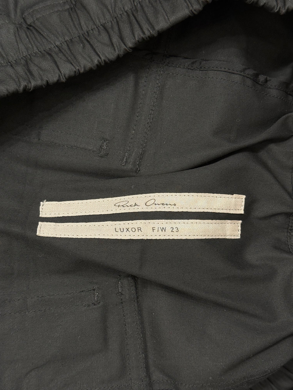A/W2023 Rick Owens “Luxor” shorts