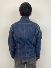 Load image into Gallery viewer, 1990s Katharine Hamnett London cargo denim jacket
