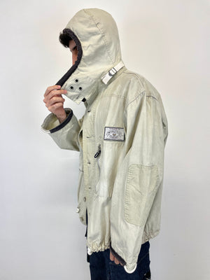 1990s Armani masked military jacket