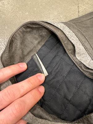 2010s Dior Homme lambskin bomber leather jacket