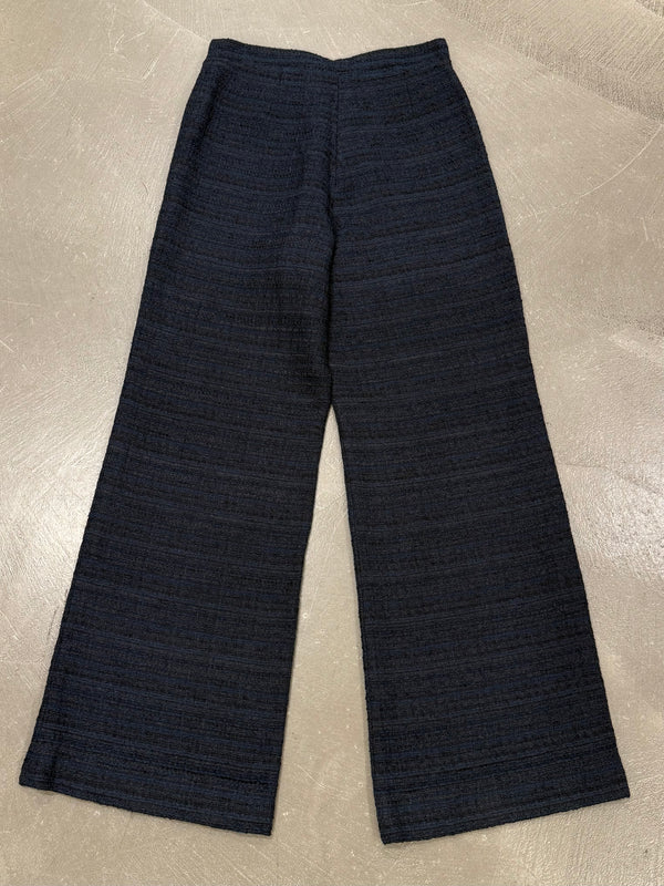 2000s Chanel uniform wide pants