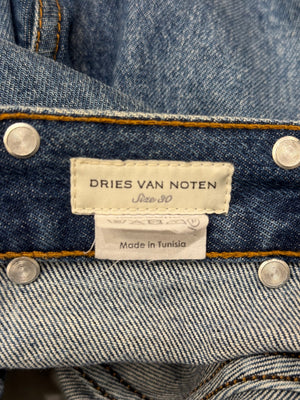 2000s Dries Van Noten distressed jeans