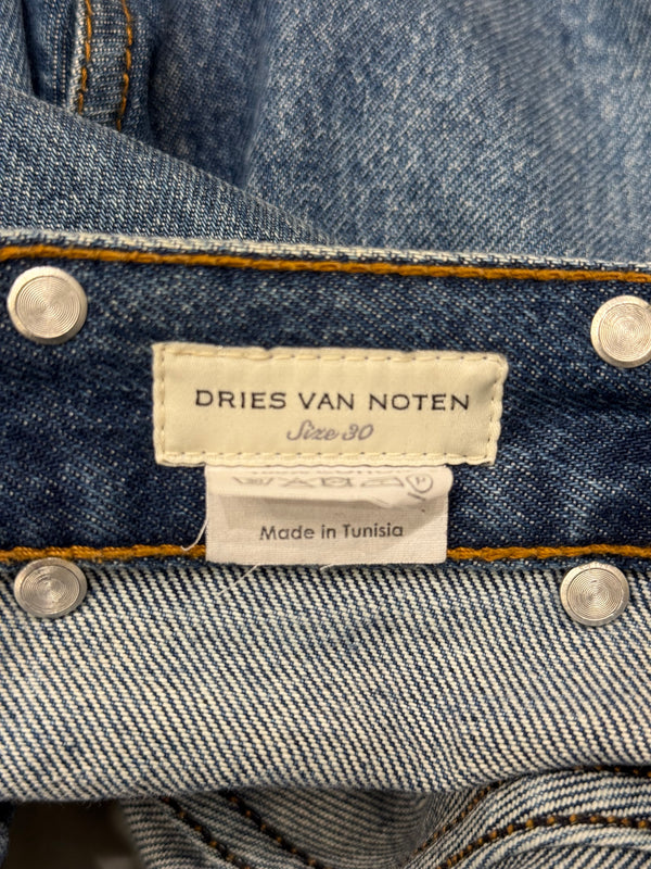 2000s Dries Van Noten distressed jeans