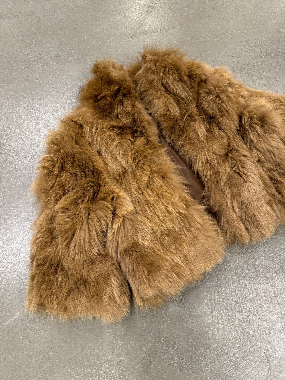 1990s Plein Sud real fur cropped jacket