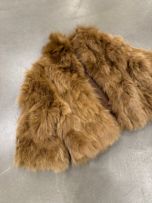 1990s Plein Sud real fur cropped jacket