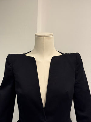 2012 Alexander McQueen sculptural wool blazer