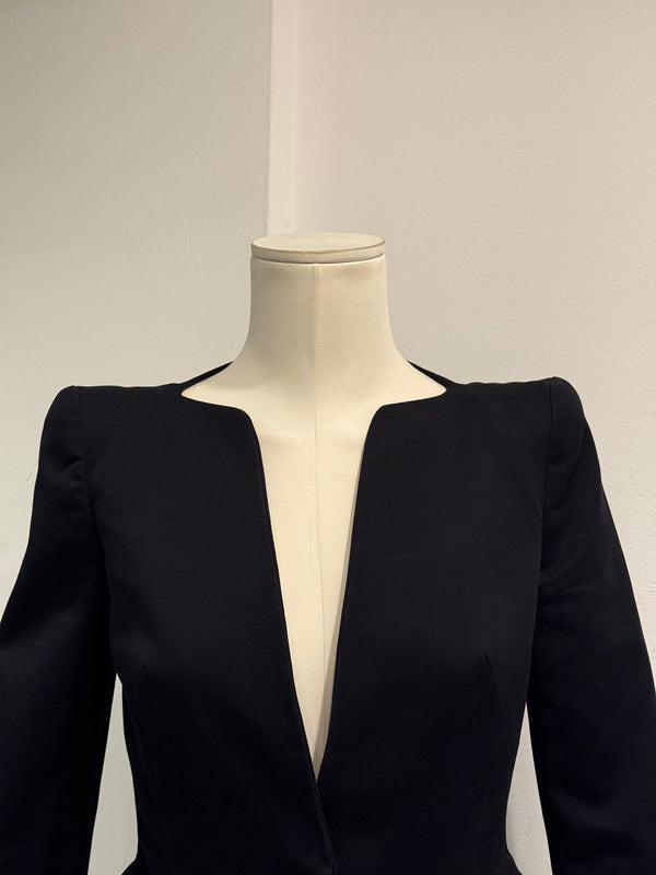 2012 Alexander McQueen sculptural wool blazer