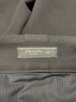 2020s Prada back logo runway pants