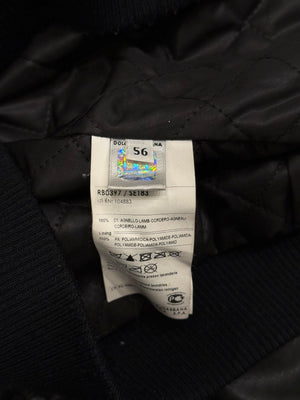 2000s Dolce & Gabbana cargo leather bomber jacket