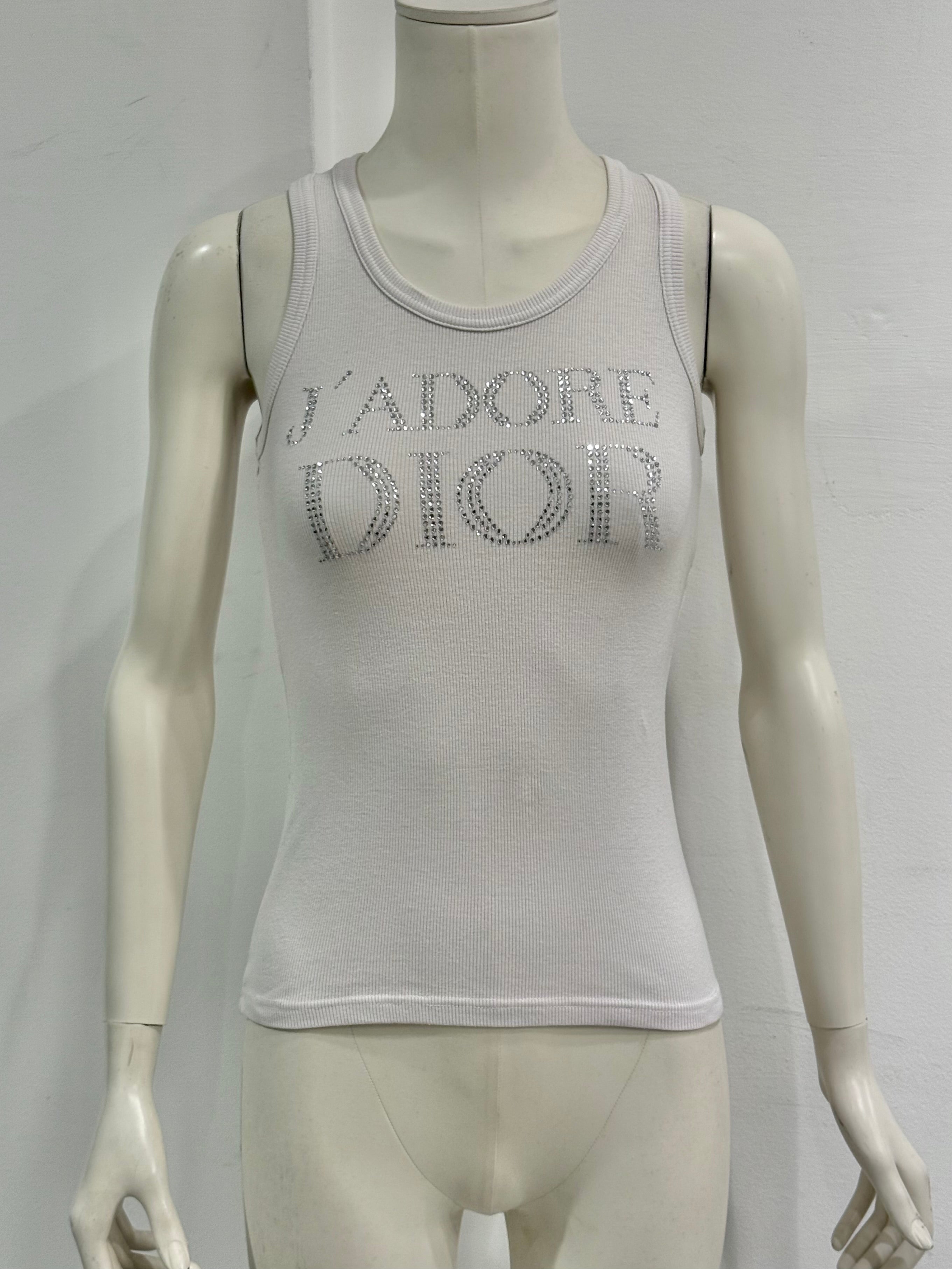 トップス 00s Christian Dior by Galliano Tanktop 2000s Christian Dior by Galliano 