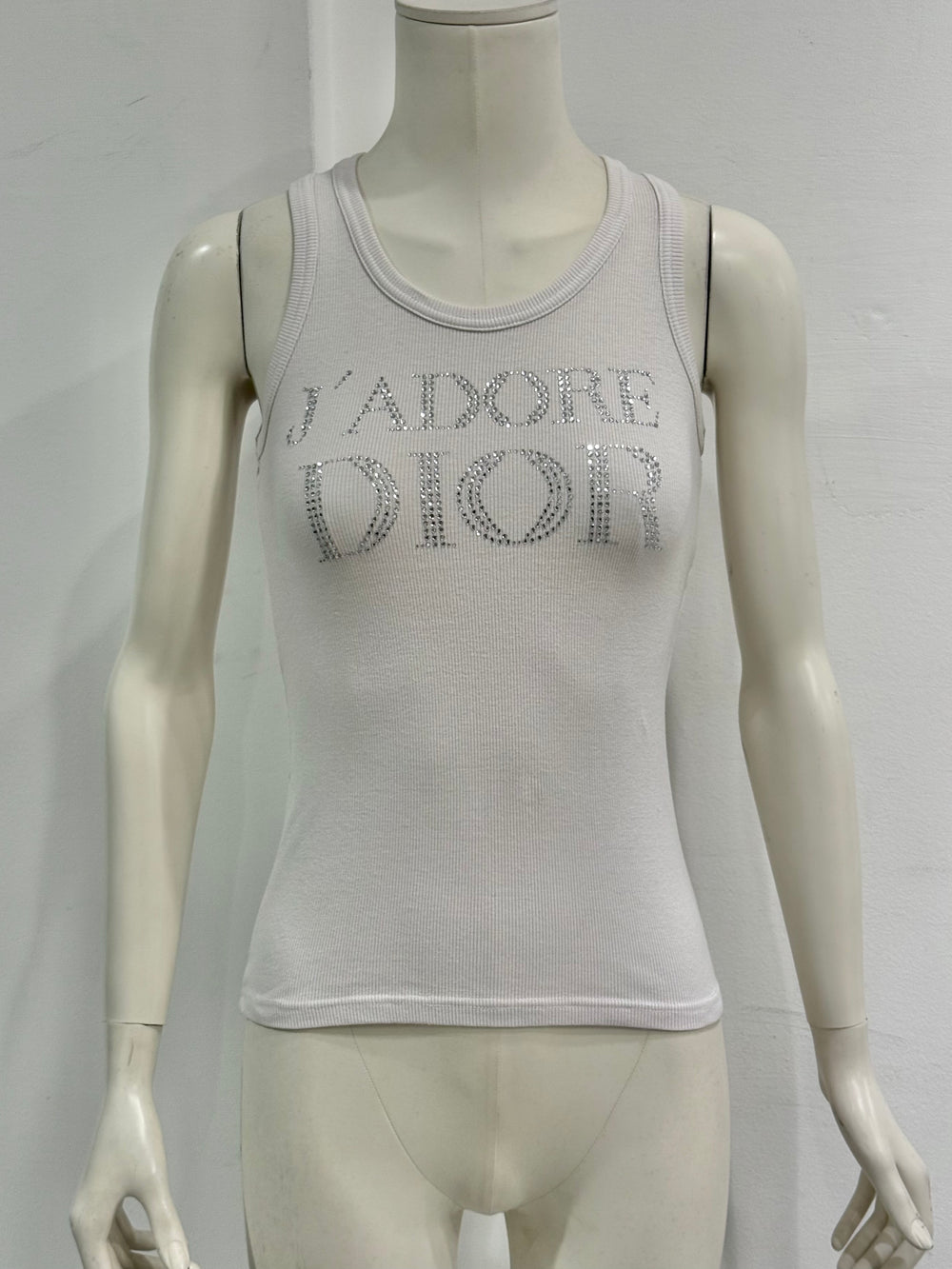 2000s Christian Dior by Galliano "J'Adore Dior" tank top