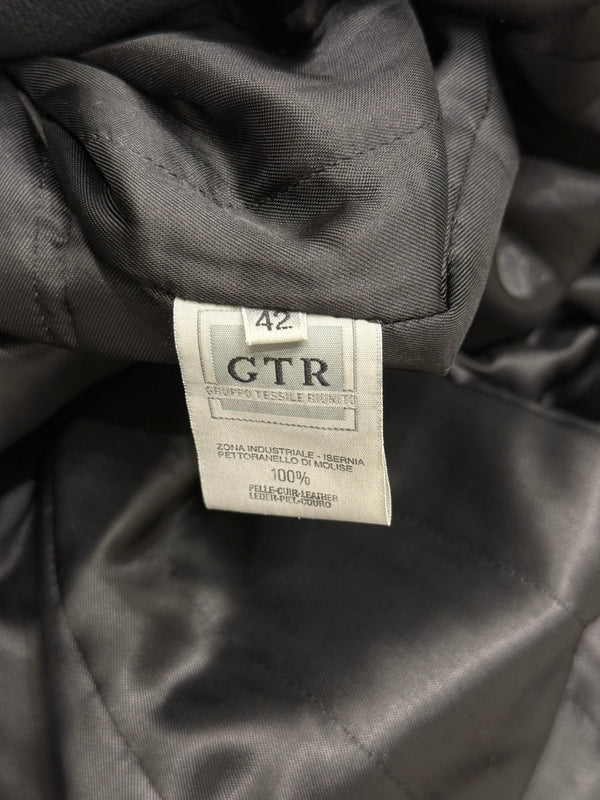 1997 Helmut Lang double breasted leather trench coat