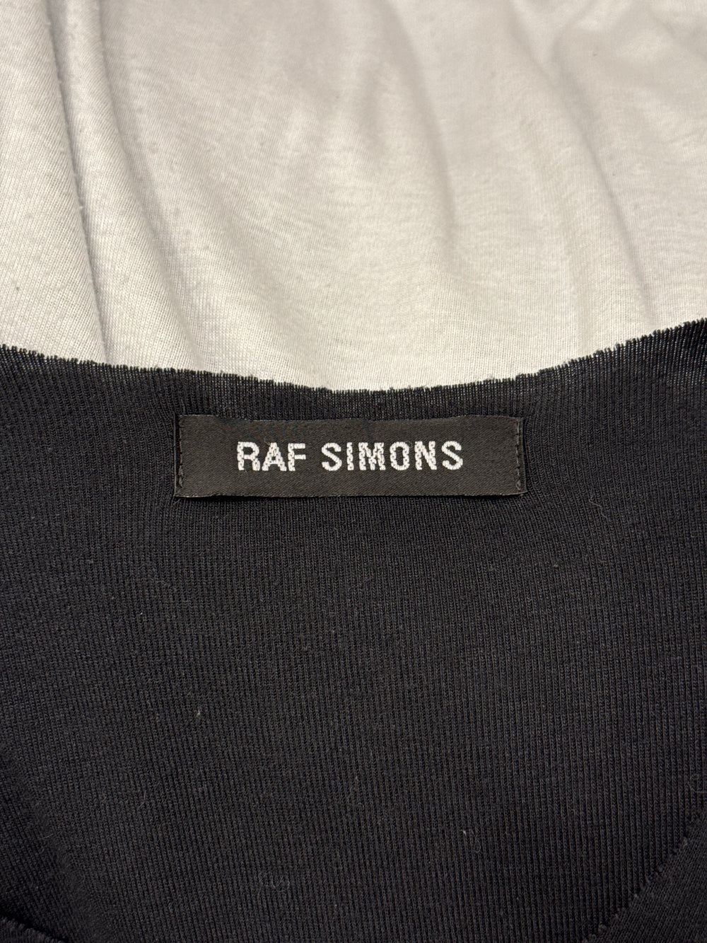 1990s Raf Simons double layer tank top