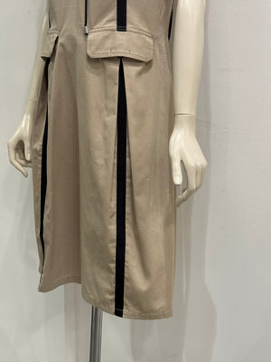 2000s Dolce & Gabbana Lace-up Safari style dress