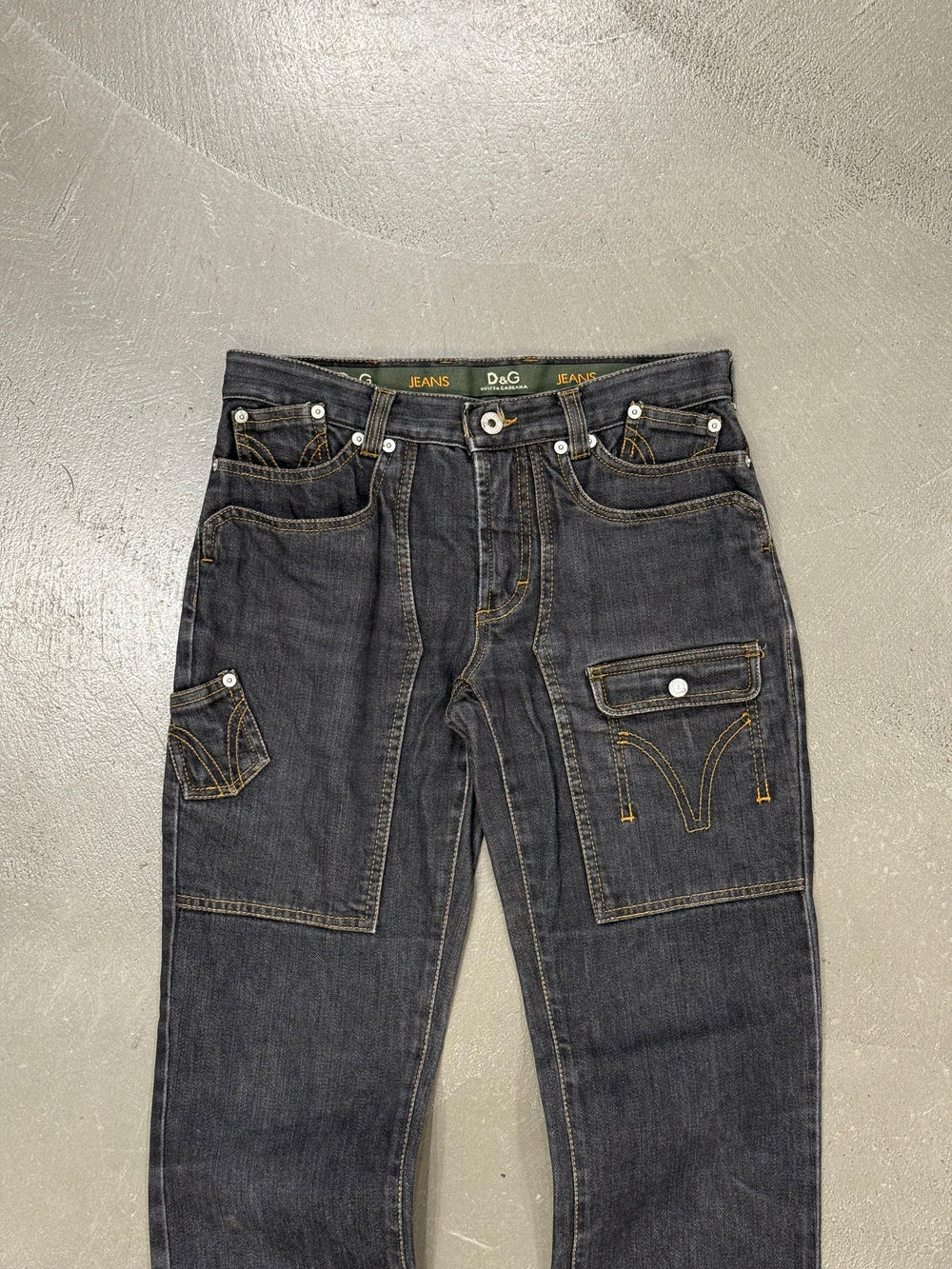 2000s Dolce & Gabbana slim cargo jeans