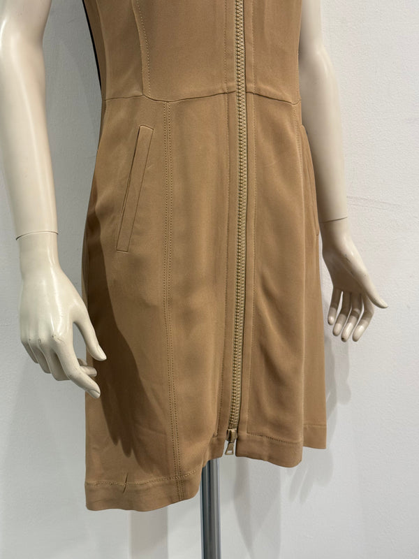 2000s Prada zipper midi dress