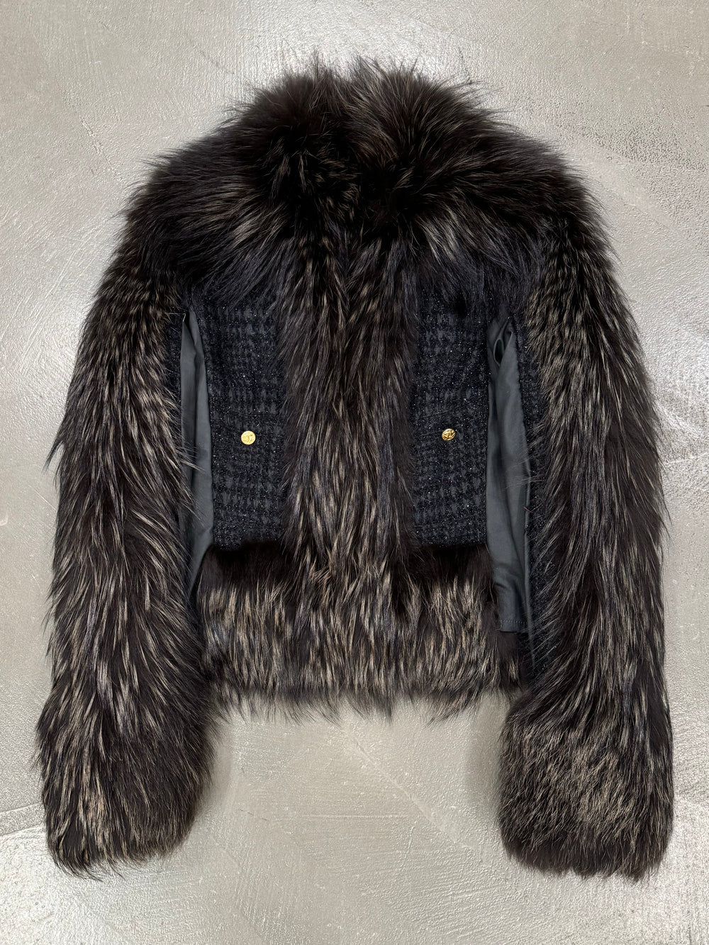 A/W2010 Roberto Cavalli real fox fur jacket