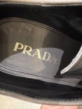 Load image into Gallery viewer, 2000s Prada grey leather derby shoes
