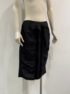 2002 Yves Saint Laurent by Tom Ford velvet silk skirt