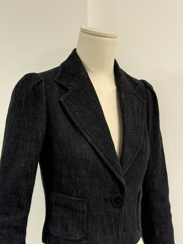 2000s Dries Van Noten cropped blazer jacket