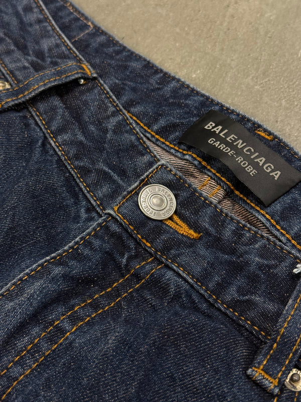 2023 Balenciaga wide flared jeans