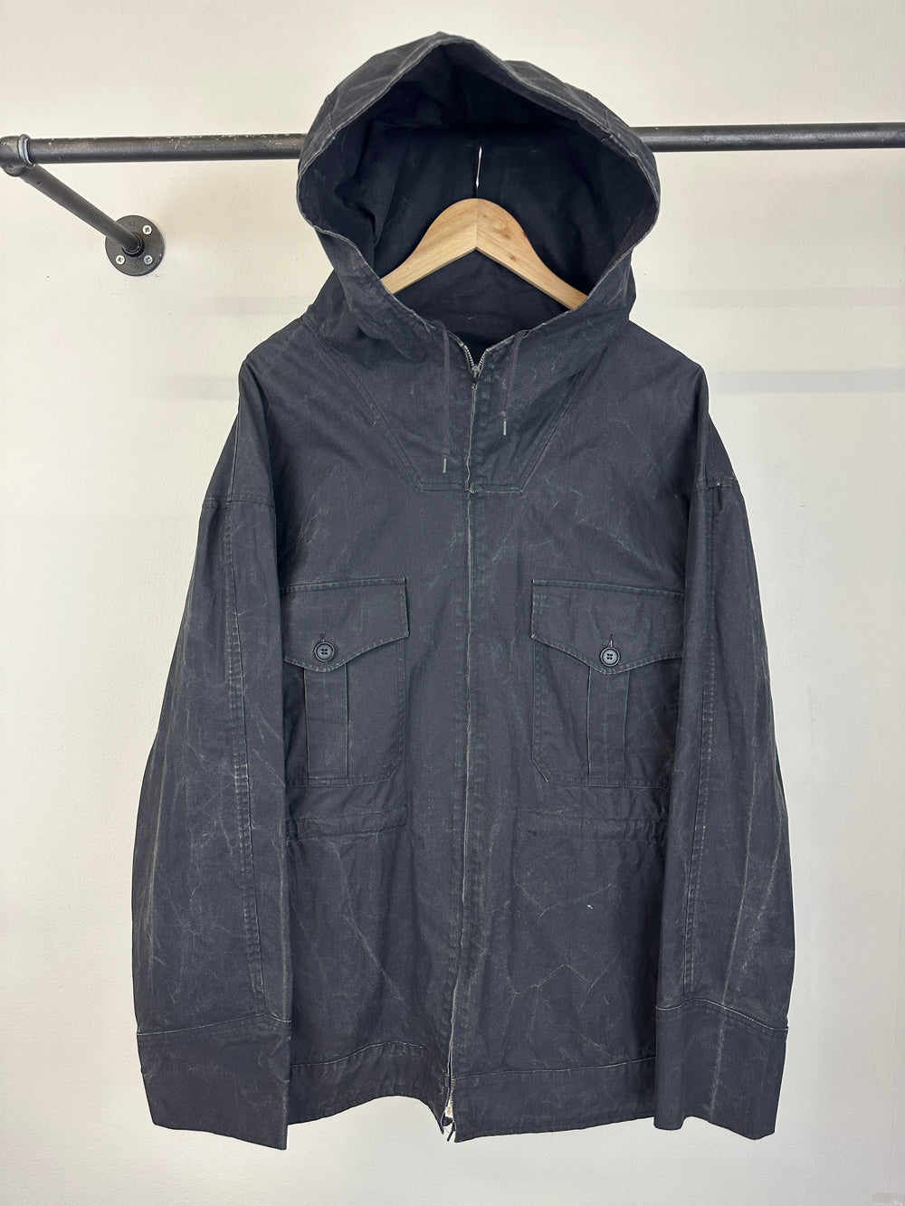 SS1998 Helmut Lang stone washed faded military jacket