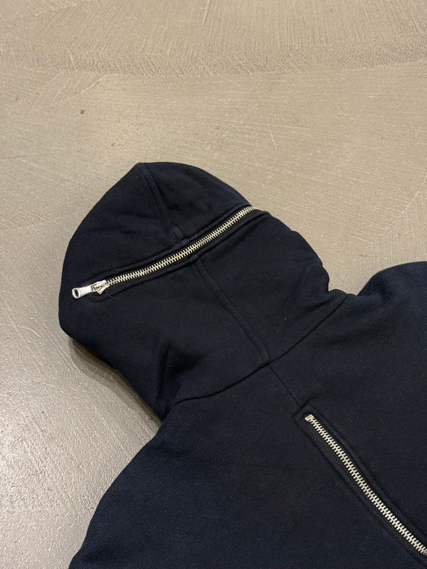 A/W2003 Dolce & Gabbana multi zipper hooded jacket