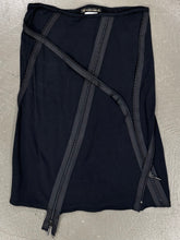 Load image into Gallery viewer, A/W2003 Plein Sud multi zipper asymmetrical bondage skirt
