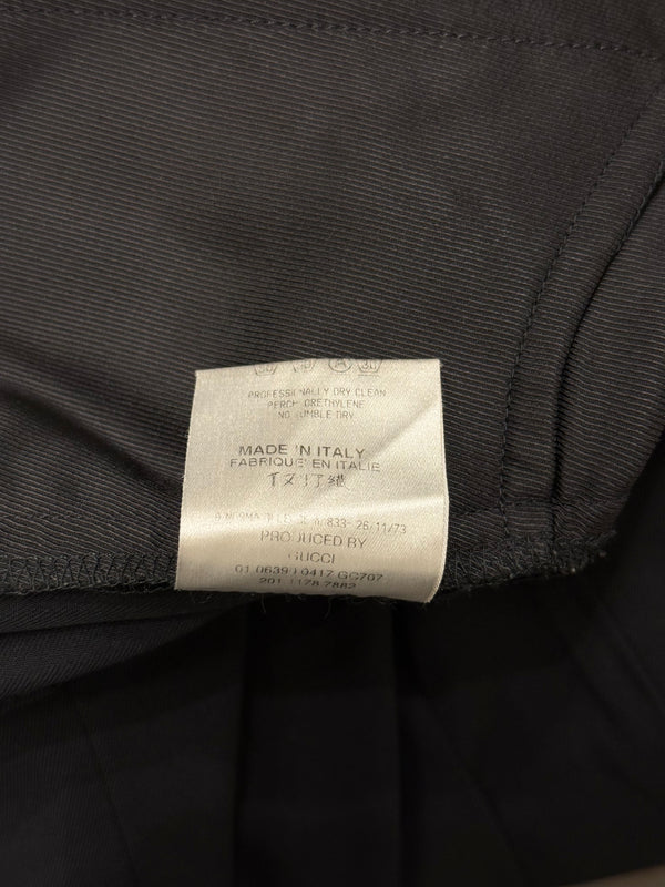 2000s Gucci minimal tailored wool trousers