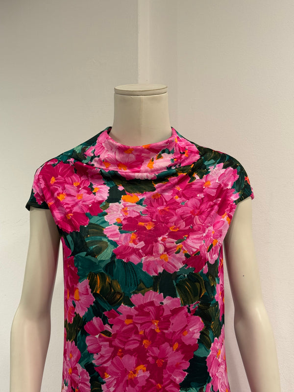 2008 Balenciaga by Ghesquiere iconic floral dress