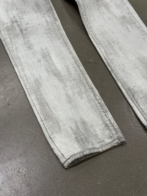 S/S2006 Dior by Hedi Slimane painted denim pants