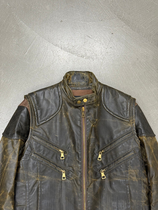A/W2003 Dsquared2 3-in-1 runway coated military jacket