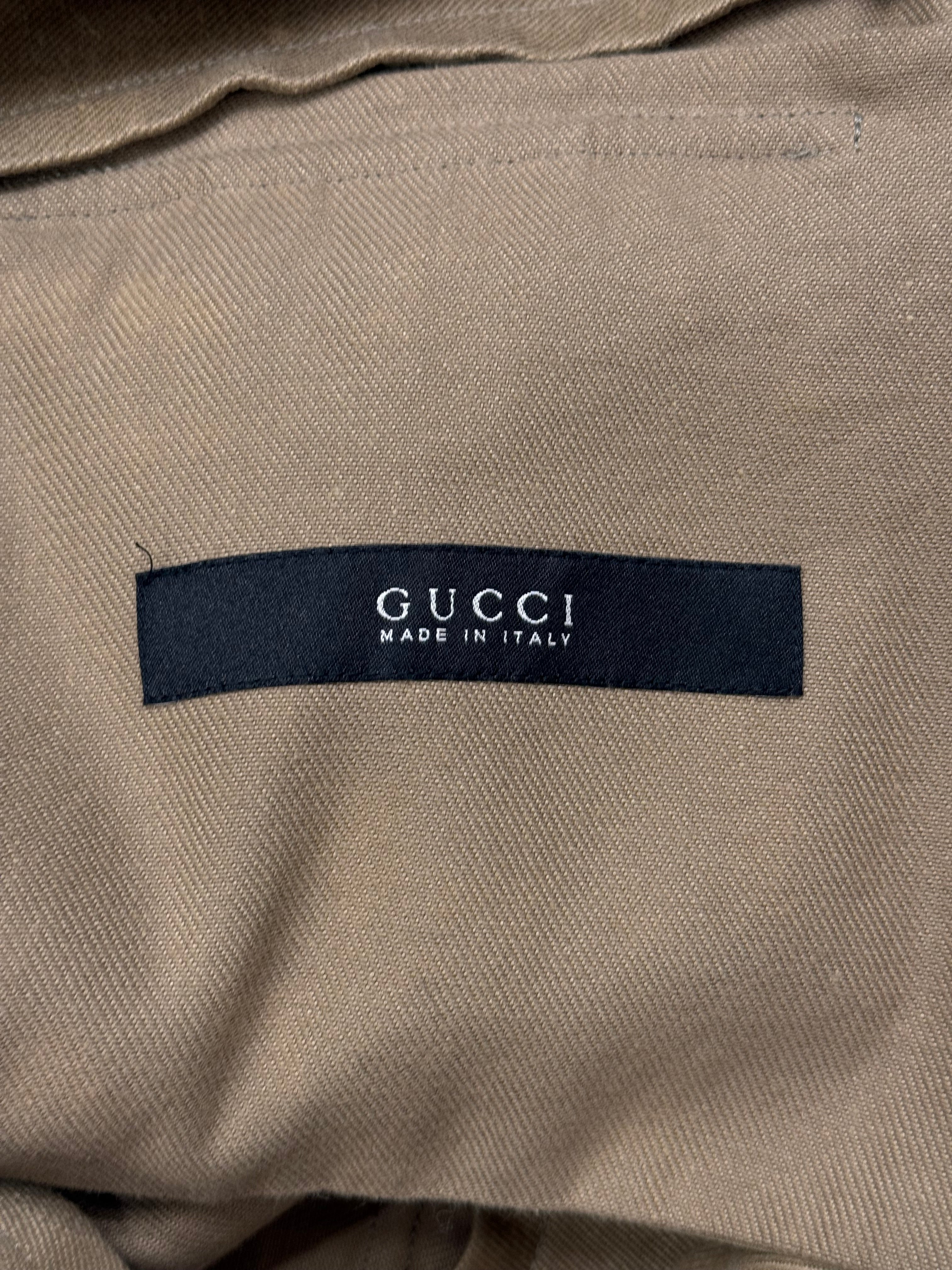 Gucci by Tom Ford beige m65 safari field jacket