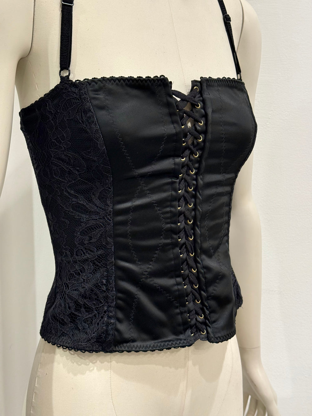 2000s Dolce & Gabbana lace-up corset