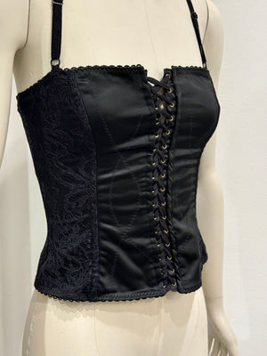 2000s Dolce & Gabbana lace-up corset