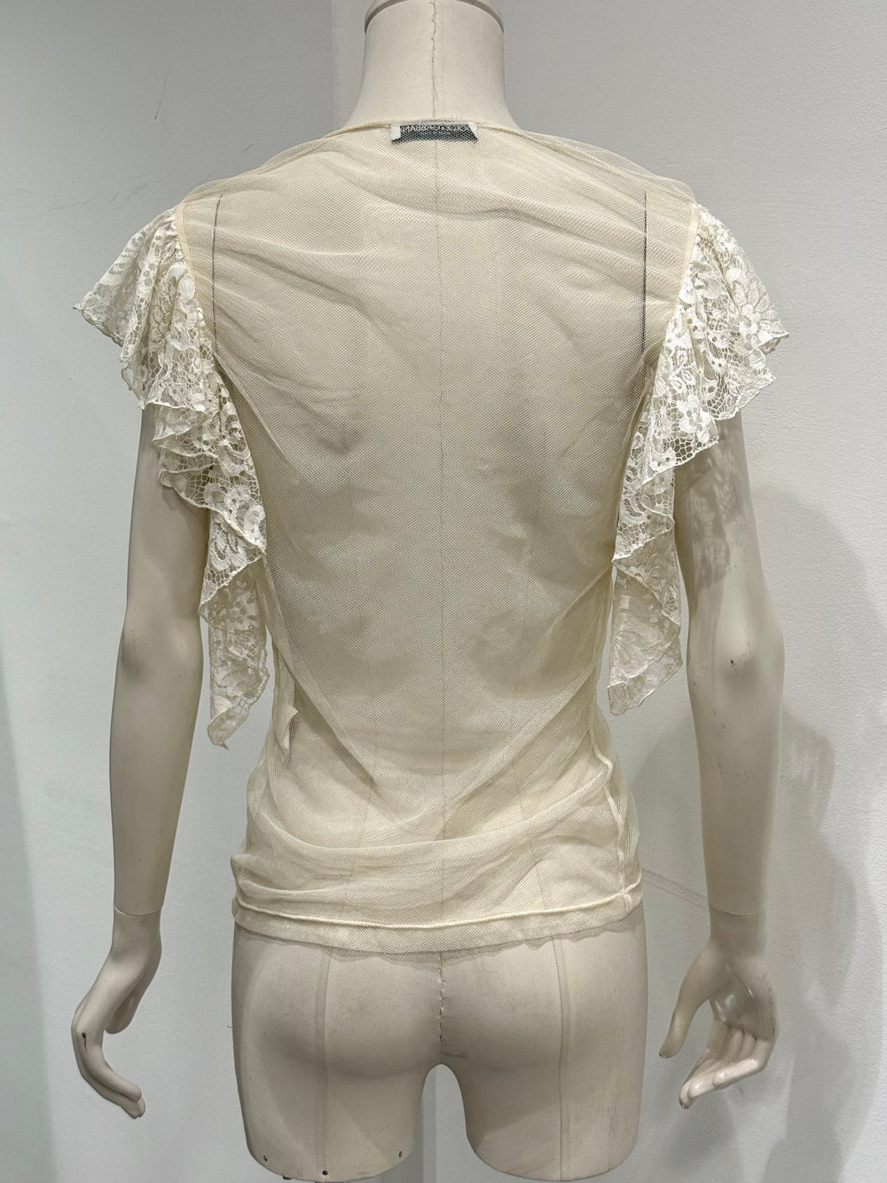 1998 Dolce & Gabbana sheer runway butterfly top