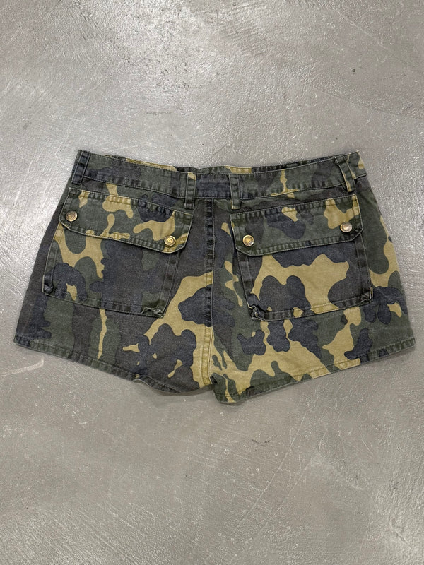 2003 Dolce & Gabbana micro camo shorts