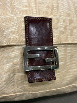 2000 Fendi monogram zucca mama baguette bag