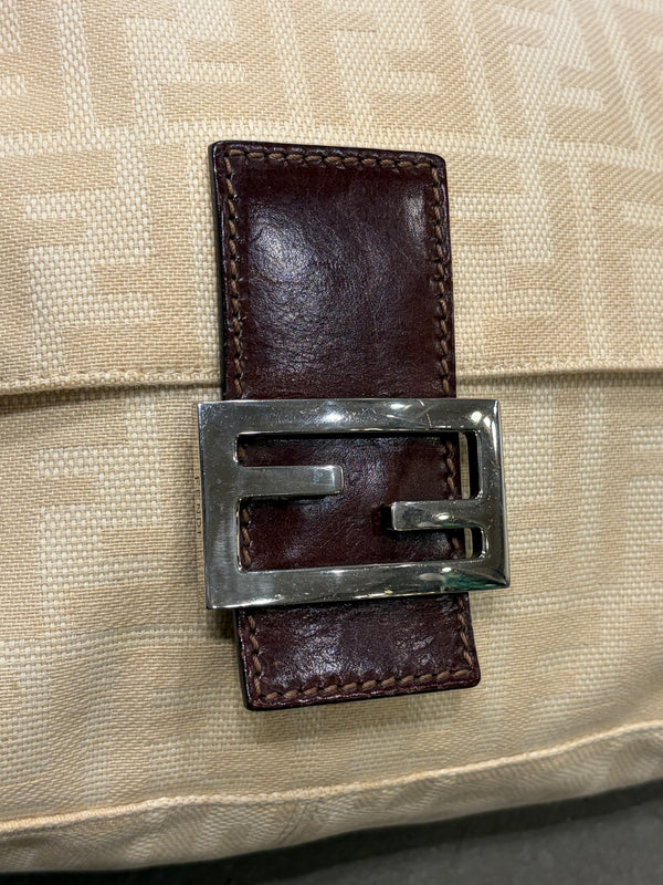 2000 Fendi monogram zucca mama baguette bag