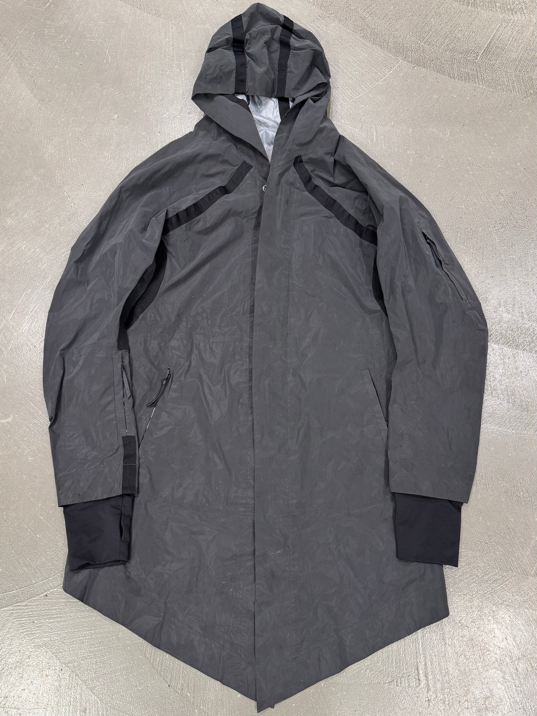 Boris Bidjan Saberi 3M reflective technical raincoat