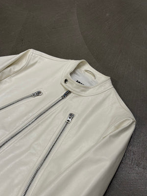 S/S2020 Maison Margiela MM6 five zipper leather jacket