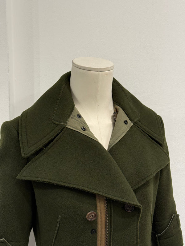 A/W2006 Junya Watanabe runway deconstructed military jacket
