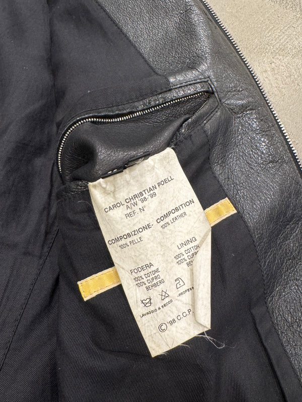 A/W1998 Carol Christian Poell artisanal leather jacket