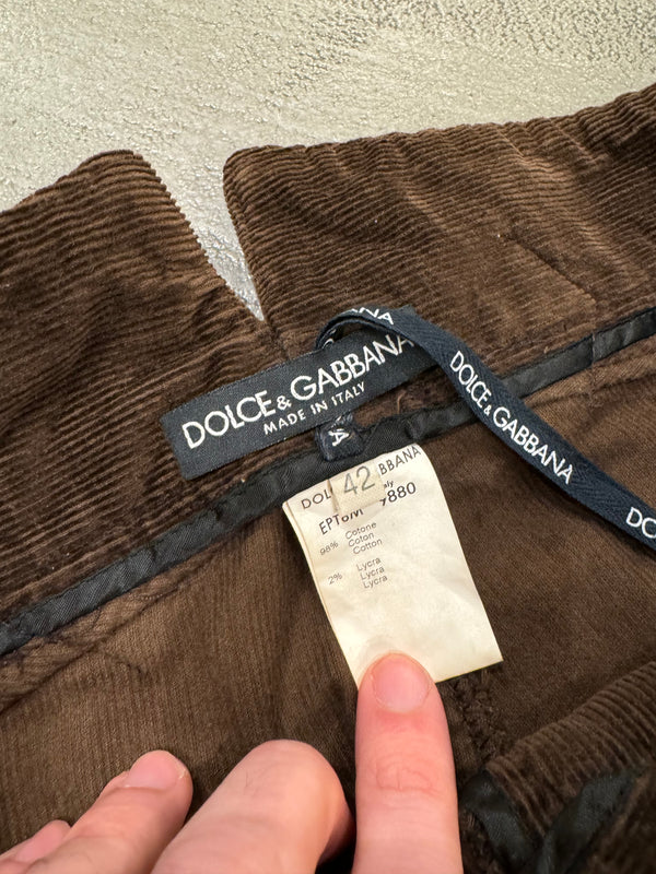 F/W2002 Dolce & Gabbana runway wide cargo shorts